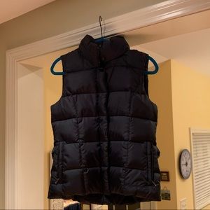 Black puffy vest